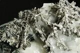 Native Silver in Calcite - Morocco #362741-3